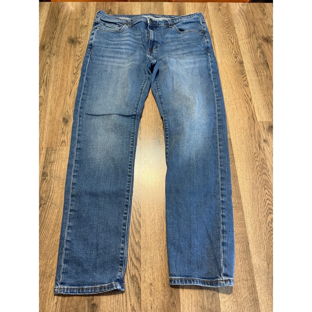 Amazon Essentials Jeans Mens 38x32 Blue Adult Slim Fit Stretch Denim Excellent